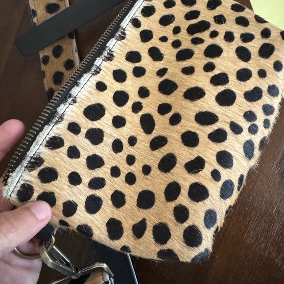 Parker Thatch leopard little buddy with crossbody strap - Picture 2 of 6